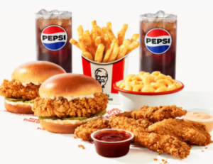 Duo Meal – 2 Sandwiches + 4 pc. Tenders Combo