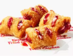 Strawberry Creme Pie Poppers