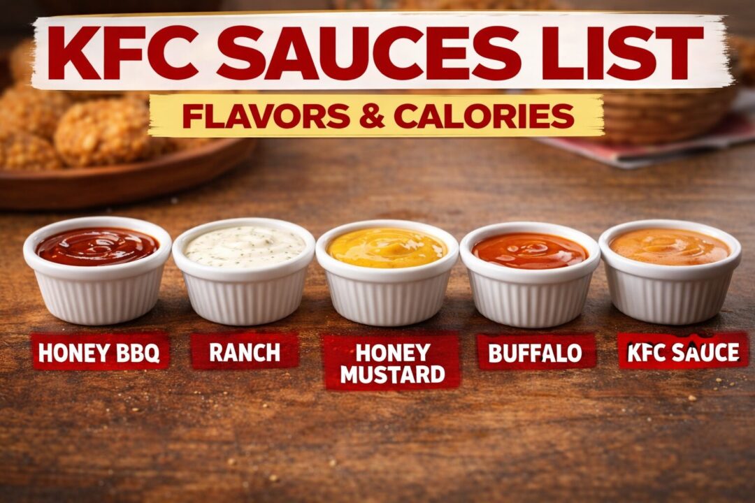 KFC Sauces list